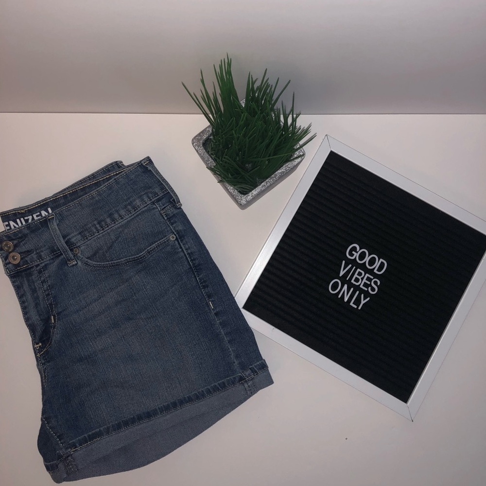 Denizen from Levi’s denim shorts
